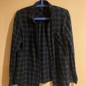 Forever 21 Green Flannel